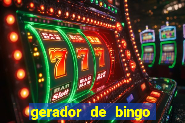 gerador de bingo de palavras